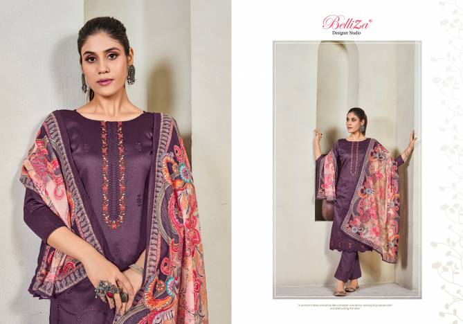 Jashn E Ishq Vol 10 By Belliza Jam Cotton Embroidery Dress Material Wholesale Price In Surat